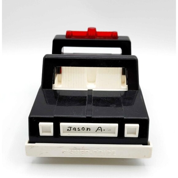 Vintage 1981, Fisher Price Husky Helicopter Police Car & Motorcycle/ 1 Cop - Picture 2 of 15